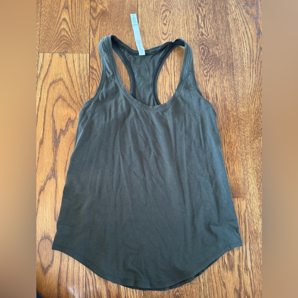 Lululemon Olive green tank top